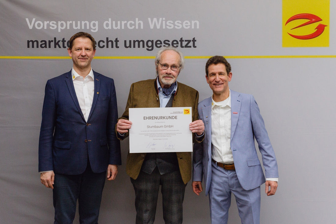 Auszeichung für 77 Jahre Mitgliedschaft in der Elektroinnung München